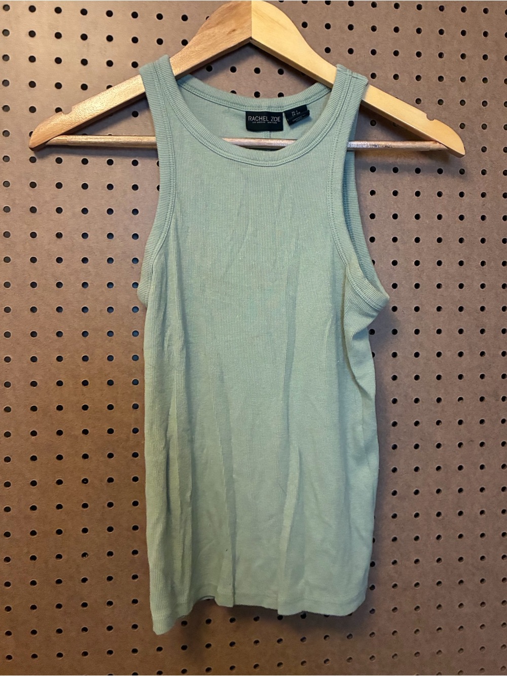 Green tank top